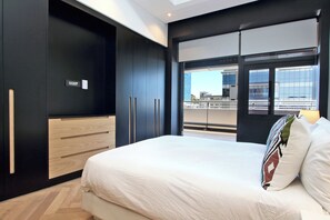 Deluxe Penthouse, Balcony, City View | Blackout drapes, free WiFi