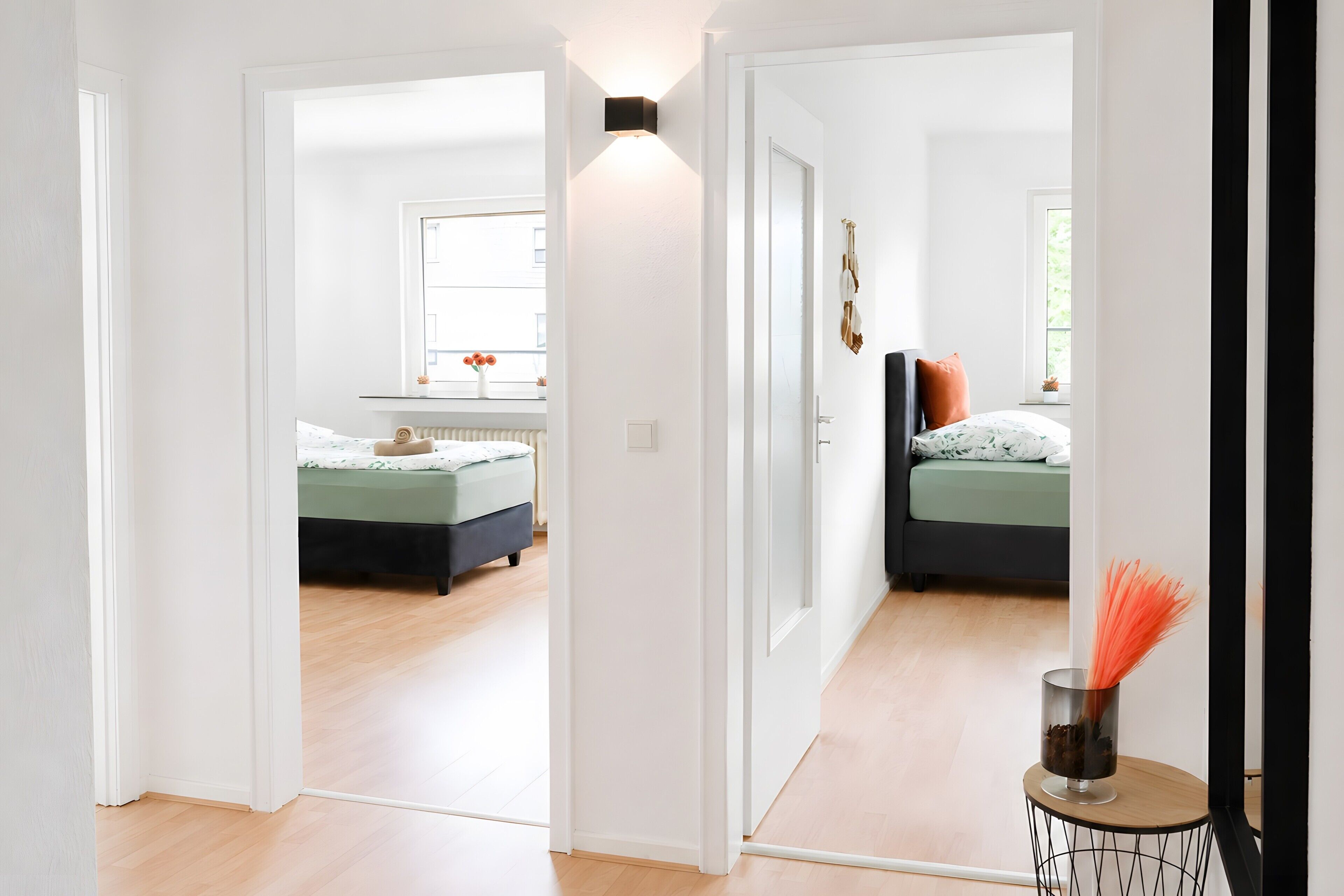 3 chambres, fer et planche à repasser, Wi-Fi, draps fournis