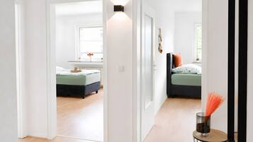 3 chambres, fer et planche Ă repasser, Wi-Fi, draps fournis