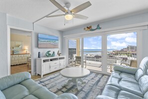 Condo, Multiple Beds (Ponce de Leon Towers 707) | Living area - Ponce de Leon Towers 707 (New Smyrna Beach)