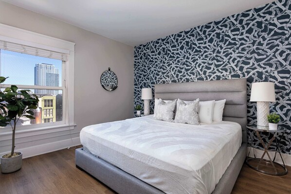 2 makuuhuonetta, silitysrauta/-lauta, Wi-Fi, vuodevaatteet