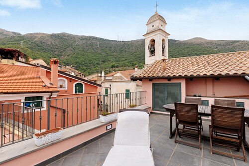 Chambre 'Stanza Della Musica' avec vue sur la mer, terrasse partagée et Wi-Fi