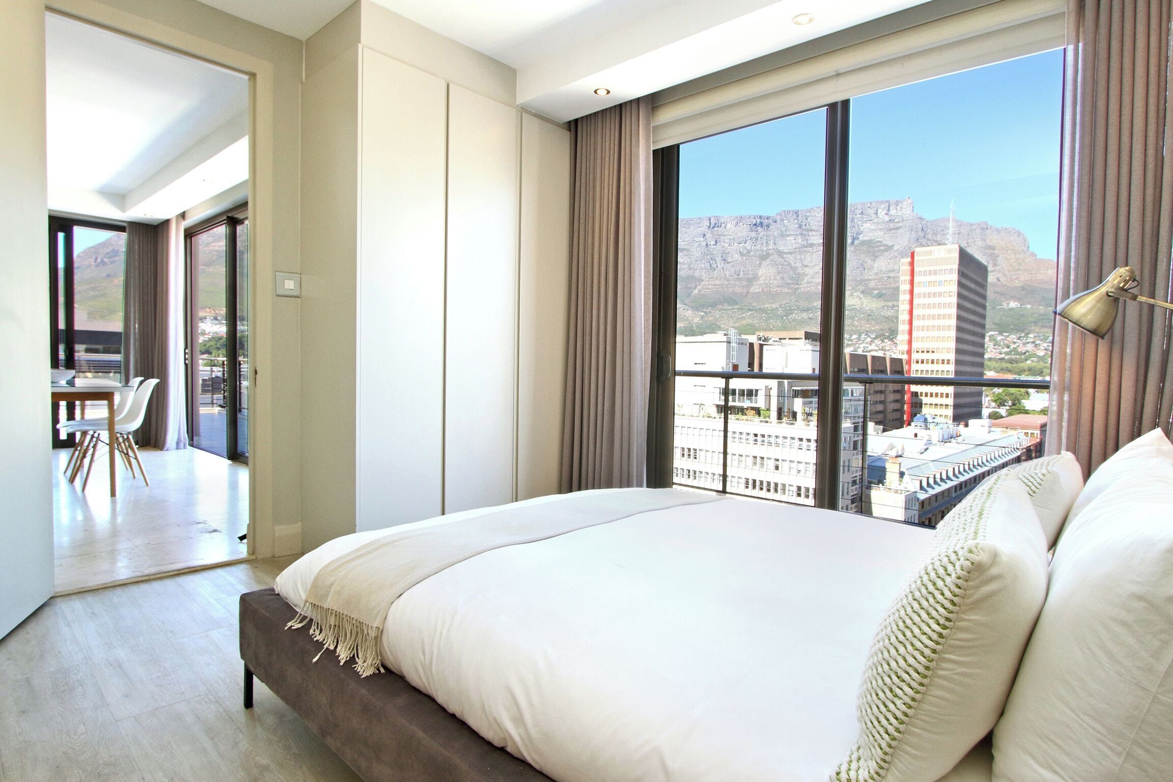 Penthouse Deluxe, patio, vue ville