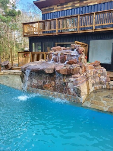 Creekside Cabin in a Magical Forest