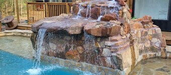 Creekside Cabin in a Magical Forest