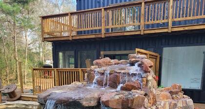 Creekside Cabin in a Magical Forest