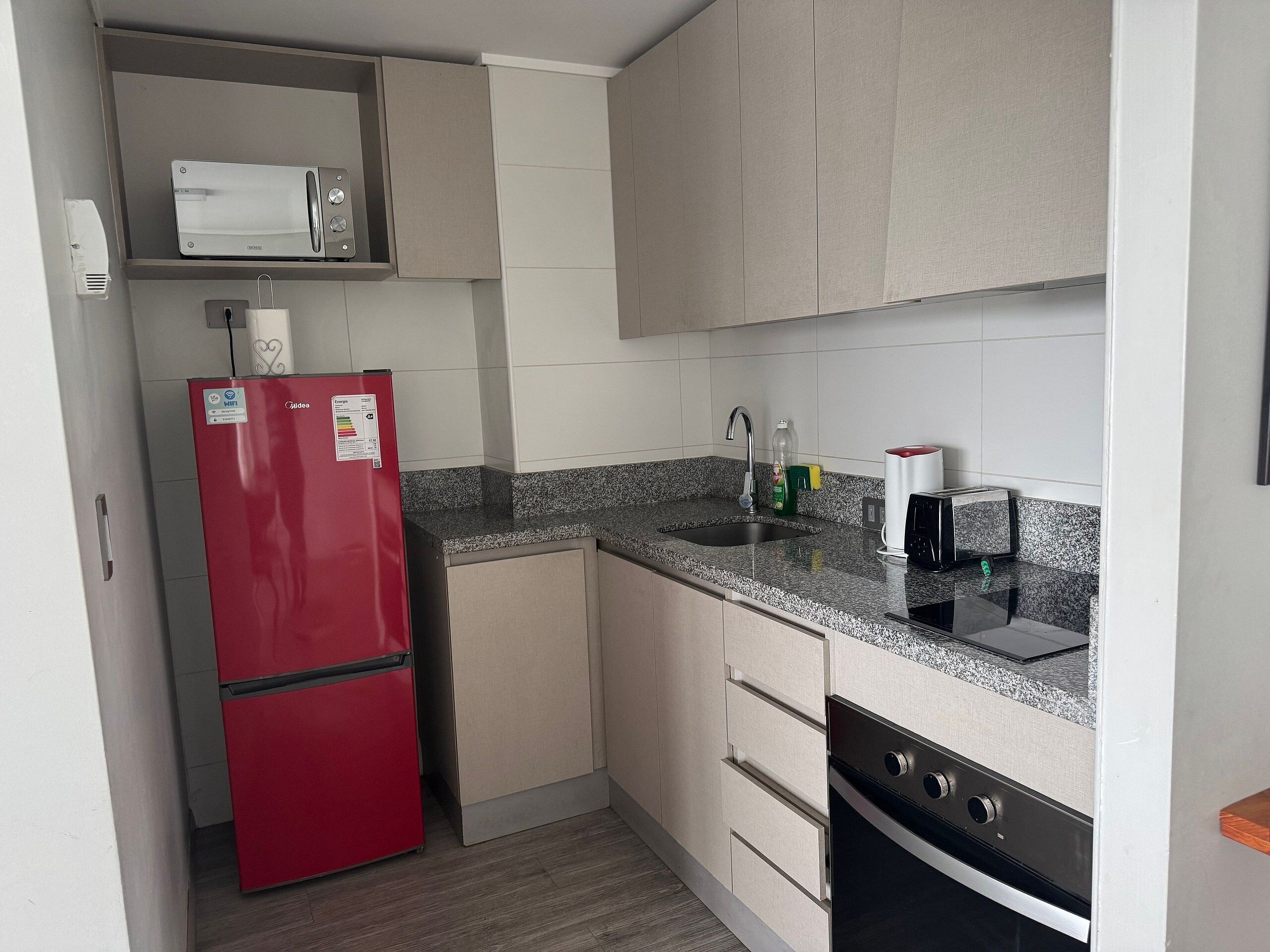 Appartement Familial | Cuisine privée | Mini réfrigérateur, micro-ondes, four