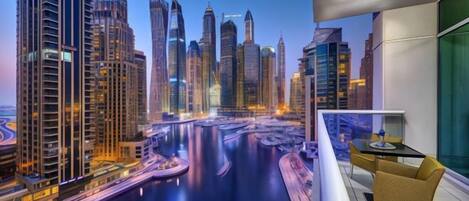 Vue depuis lâhĂ©bergement