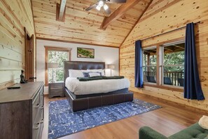 8 bedrooms, iron/ironing board, travel crib, WiFi - New! Game Time Retreat! Waterfall, Galaxy Pool, Rooftop Theater, Spa, Sauna! (Sevierville)