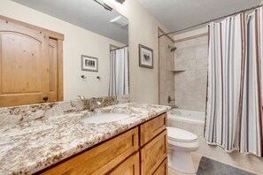 Hair dryer, towels