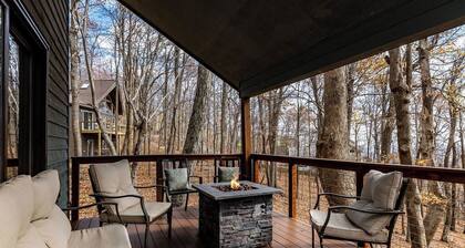 Family-favorite rental nestled in the woods at the top of the Wintergreen Resort