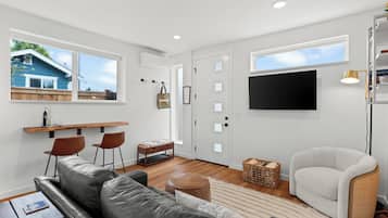Smart TV, books, music library, video library