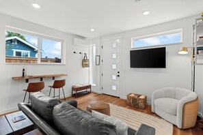 Smart TV, books, music library, video library