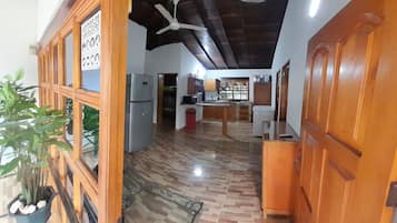 Family Cabin, Patio | Private kitchen