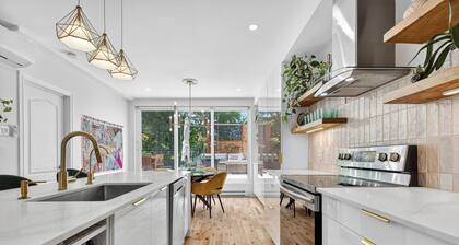 Montreal gem: 3 bedroom home in Verdun with parking across from the water/trails