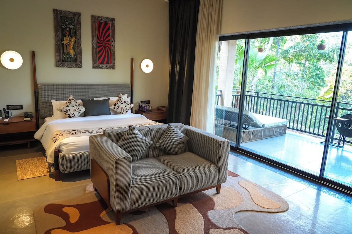 Premium-Suite, Balkon, Flussblick | Hochwertige Bettwaren, Zimmersafe, individuell dekoriert