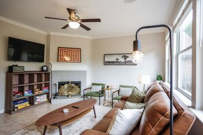 تلفزيون، مدفأة