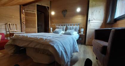 Haut jura semi-detached chalet in lamoura at the foot of the cross-country ski trails