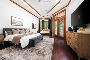 5 chambres, bureau, accès au Wi-Fi (inclus), literie fournie