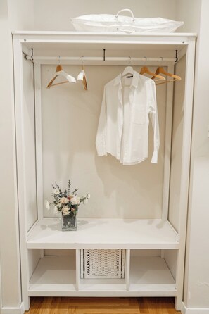 Blackout drapes, soundproofing, iron/ironing board, free WiFi