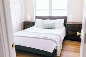 4 bedrooms, iron/ironing board, travel crib, WiFi