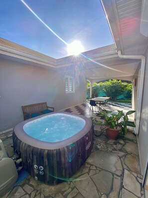 Terrace/patio - Family villa with pool in les trois ilets (Les Trois-Îlets)