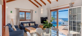 Villa de vacances 'Turqué' avec vue sur la mer, piscine privée et Wi-Fi