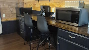 Microondas y parrilla de estufa