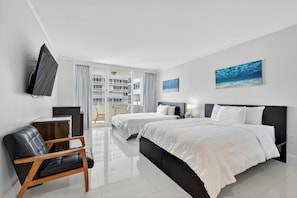 1 bedroom, iron/ironing board, internet, bed sheets