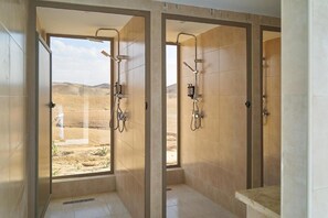Bañera con ducha, artículos de tocador gratuitos, secador de pelo