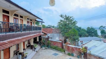 Uitzicht vanuit accommodatie