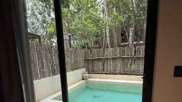 Departamento, 3 habitaciones, con acceso para personas discapacitadas, alberca privada | Alberca | Alberca al aire libre