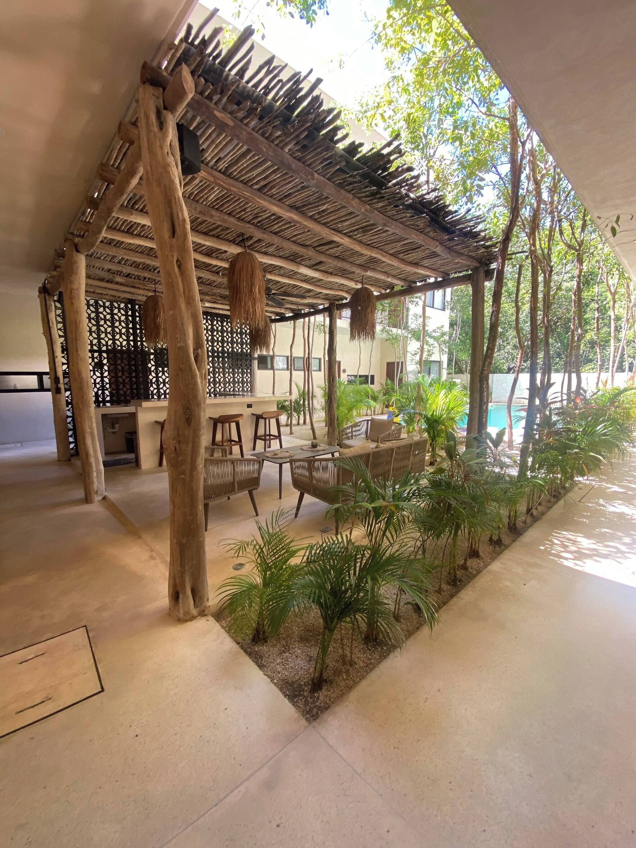 Departamento, 3 habitaciones, con acceso para personas discapacitadas, alberca privada | Terraza o patio