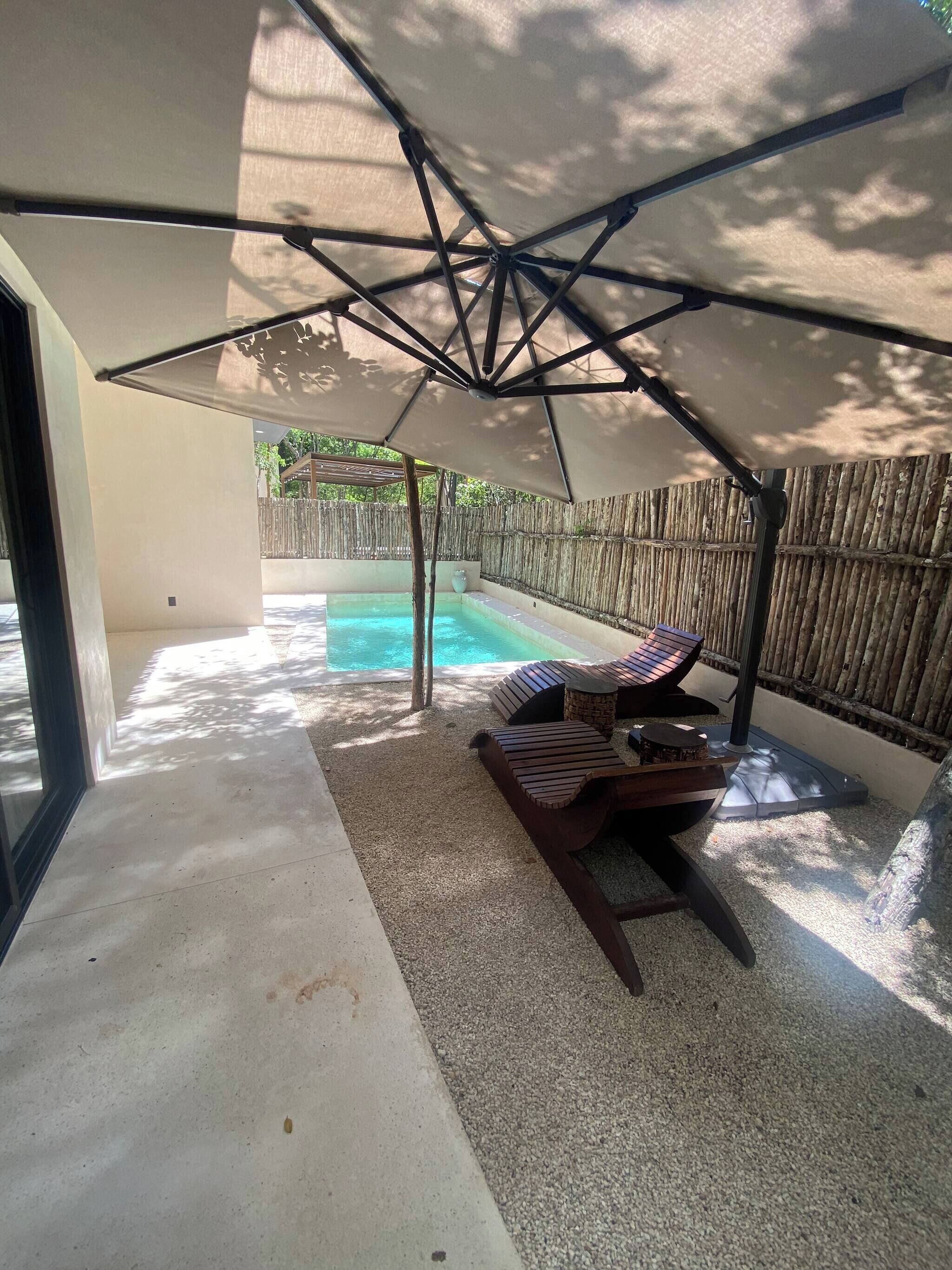 Departamento, 3 habitaciones, con acceso para personas discapacitadas, alberca privada | Terraza o patio