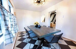 Dining - Gorgeous A Frame on 18 private acres.  (Oneonta)