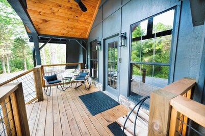 Gorgeous A Frame on 18 private acres. 