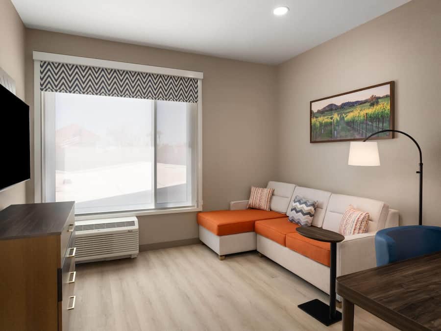 Hypo-allergenic bedding available, desk, laptop workspace