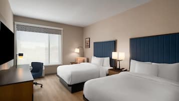 Habitación, 2 camas de matrimonio, no fumadores | Wifi gratis