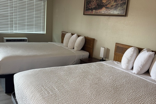 Room, 2 Queen Beds, Non Smoking | Bed sheets