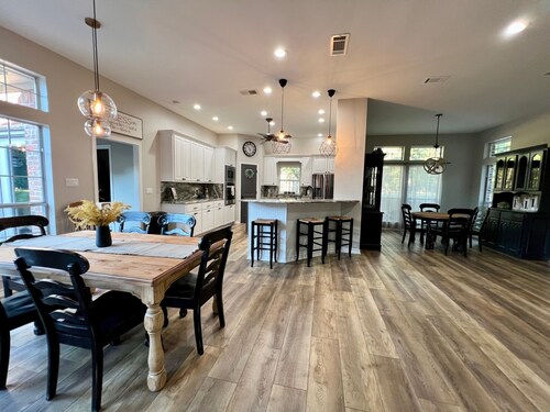 Beautiful Custom 4 bed with pool home with 3 acres. Private spacious backyard.