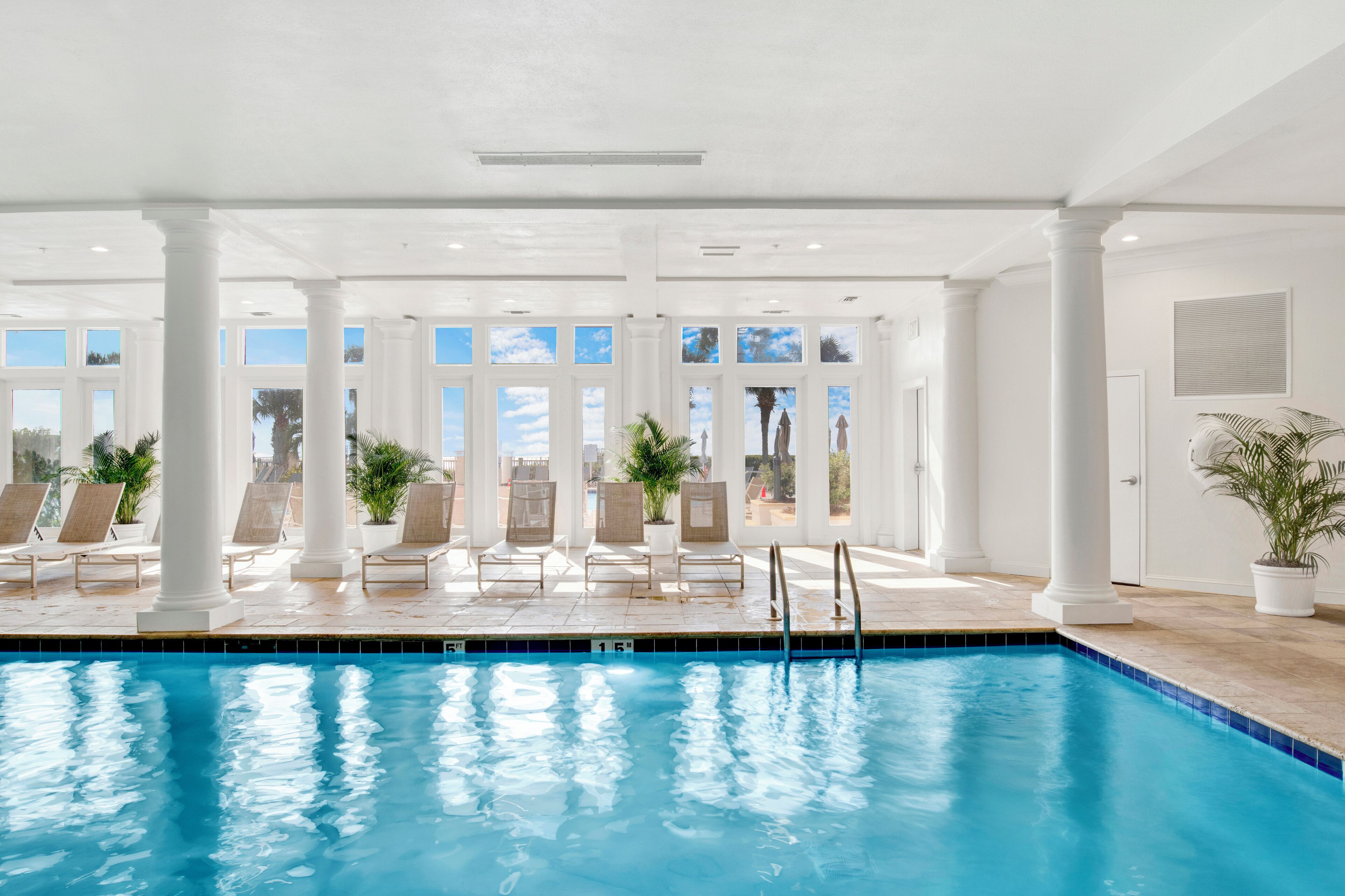 Indoor pool, outdoor pool
