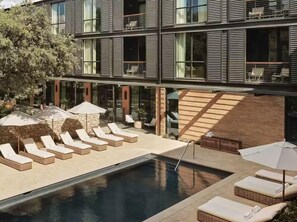 Outdoor pool - The Inn at Green Pastures (Austin)