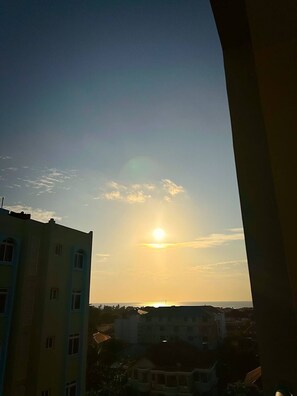 Blick von der Unterkunft