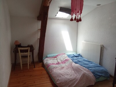 Rustic country house with garden in a village with character