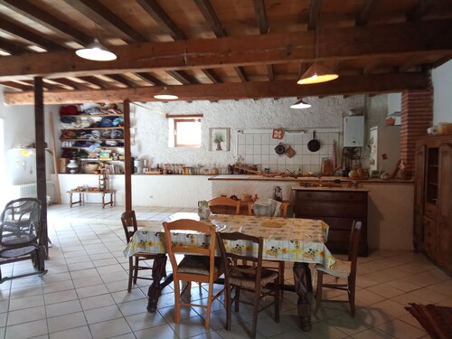 Rustic country house with garden in a village with character