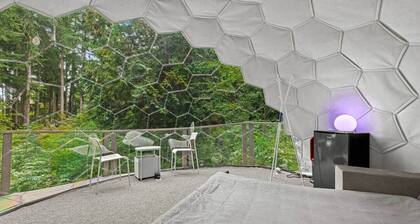 Crystal Dome · Private Glamping Dome w/ Hot Tub, Sauna & Panoramic View