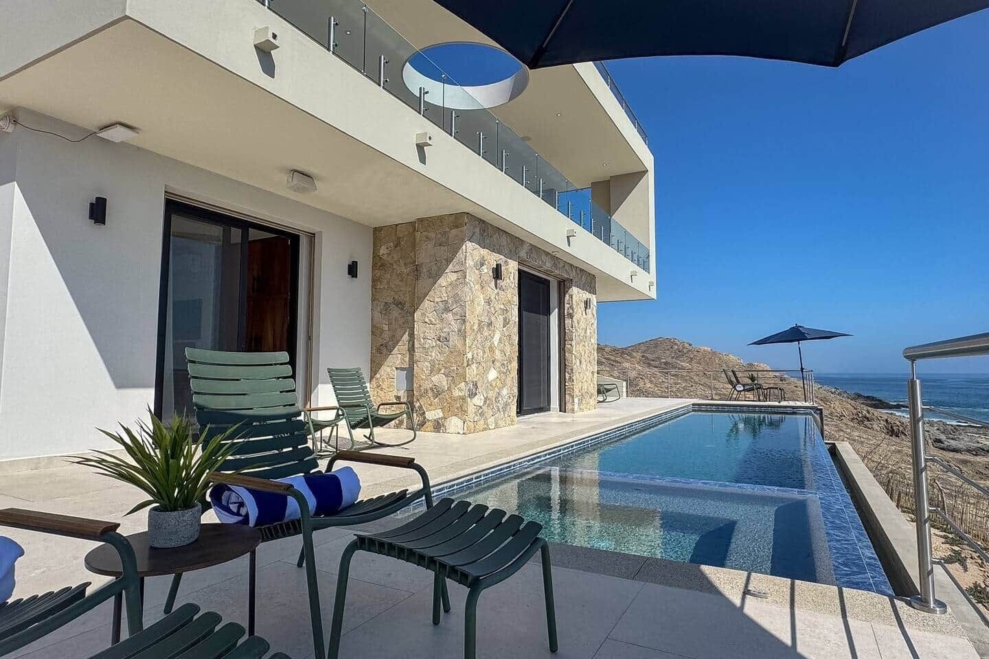 Una piscina riscaldata