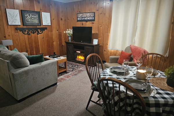 Living room with Love seat.