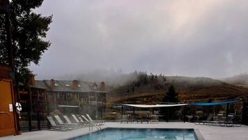 Indoor pool, outdoor pool