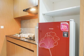 Appartement Standard | Cuisine privée | Batterie de cuisine, vaisselle et ustensiles